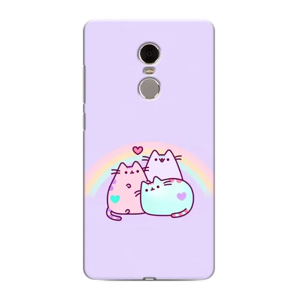Чехол с принтом «Радужные котики» для Xiaomi Redmi Note 4