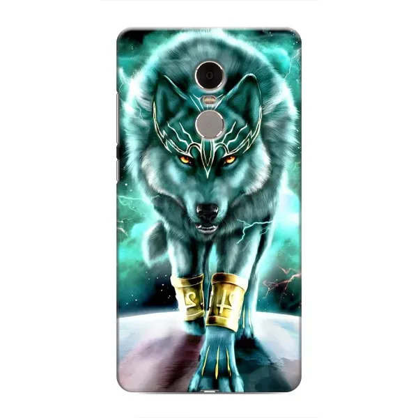 Чехол с принтом «Яркий волк» для Xiaomi Redmi Note 4 Чехол с принтом «Яркий волк» для Xiaomi Redmi Note 4