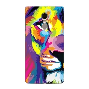 Чохол з картинкою ЛЕВ для Xiaomi Redmi Note 4 (VPrint) (Яскравий Лев)