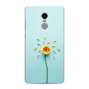 Чохли з квітами для Xiaomi Redmi Note 4 (VPrint) (Жовта квітка)