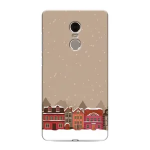 Новорічні, Святкові Чохли для Xiaomi Redmi Note 4 - 2024 год (Зимове місто)