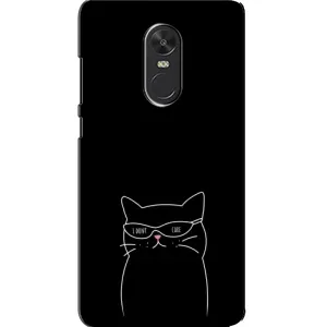 Чехол с рисунком кот на Xiaomi Redmi Note 4X (Равнодушный кот)