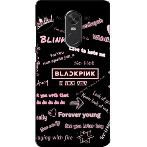 Чехол с музыкальной группой для Xiaomi Redmi Note 4X (BLACKPINK)