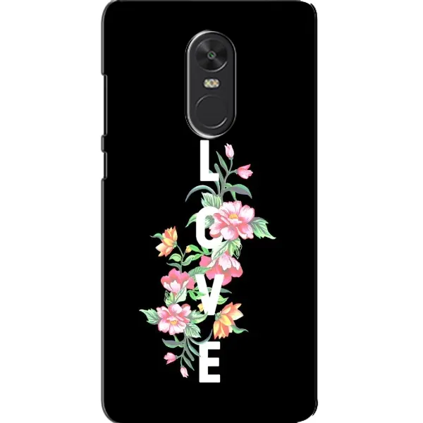 Чохол з принтом «Квіти LOVE» для Xiaomi Redmi Note 4X