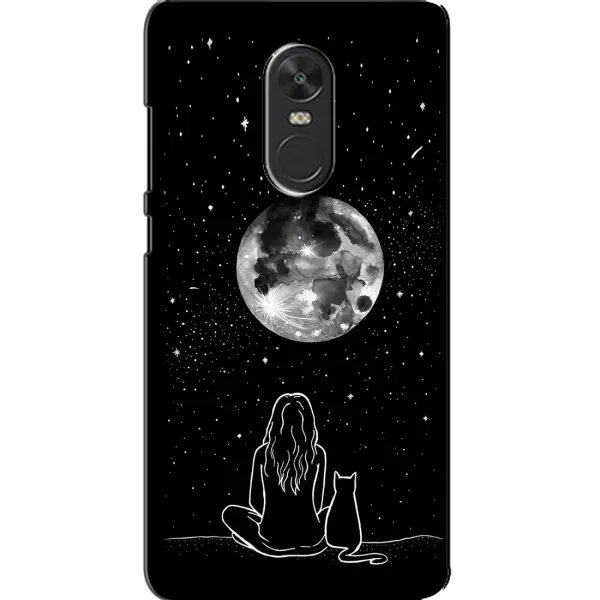 Чехол с принтом «Девушка с котом» для Xiaomi Redmi Note 4X