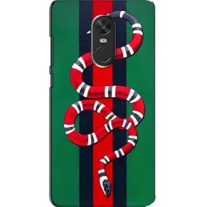 Чохли  GUCCI для Ксяомі Редмі Ноут 4Х (AlphaPrint) (Gucci змія)