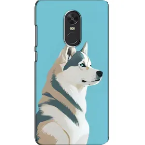 Чохол з Хаскі Xiaomi Redmi Note 4X - (AlphaPrint) (Хаскі арт)