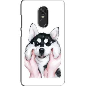 Чохол з Хаскі Xiaomi Redmi Note 4X - (AlphaPrint) (Хаскі улибака)