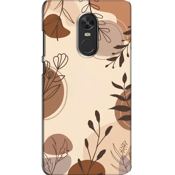 Чохол з принтом «Коричневі квіти» для Xiaomi Redmi Note 4X