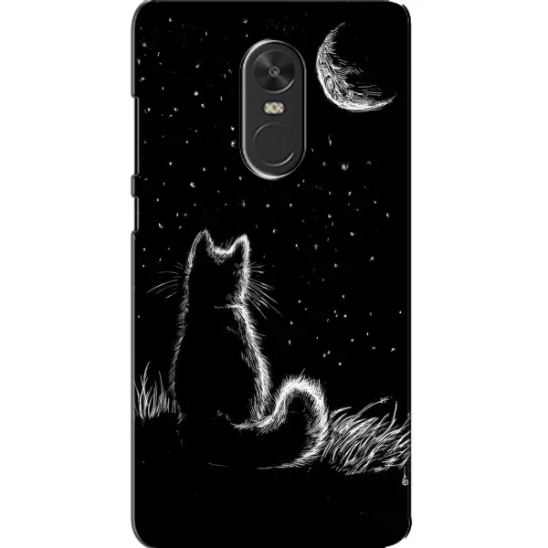 Чохол з принтом «Котик і місяць» для Xiaomi Redmi Note 4X
