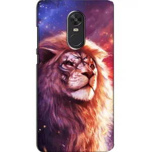 Чехол со Львом для Xiaomi Redmi Note 4X (VPrint) (Красочный Лев)