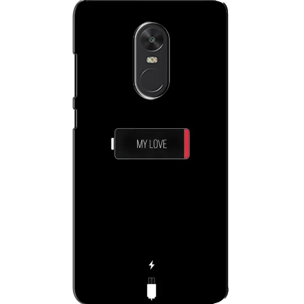 Чохол з принтом «Love battery» для Xiaomi Redmi Note 4X