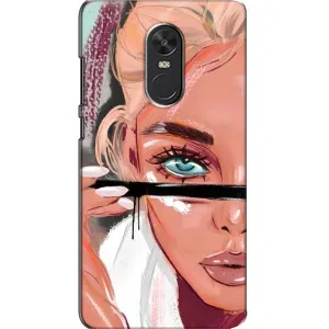Чохол з друком для Xiaomi Redmi Note 4X - (Мода) (AlphaPrint) (Макіяж)