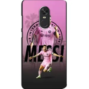 Чехлы для Сяоми Редми Ноут 4Х - Лео Месси Маями (Messi Miami)