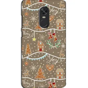 Новогодние, Праздничные Чехлы для Xiaomi Redmi Note 4X - 2024 год (Новогодние пряники)