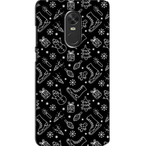 Чехол с принтом «Новогодний фон» для Xiaomi Redmi Note 4X