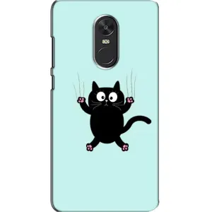 Чохол з принтом для Xiaomi Redmi Note 4X (AlphaPrint) Модні коти (Падаючий кіт)