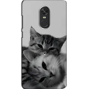 Чехол с рисунком кот на Xiaomi Redmi Note 4X (Пара котов)