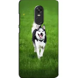 Чохол з Хаскі Xiaomi Redmi Note 4X - (AlphaPrint) (Радісний Хаскі)