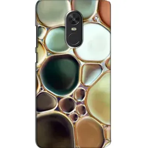 Мраморный чехол на Xiaomi Redmi Note 4X (VPrint) (Радужный Мрамор)