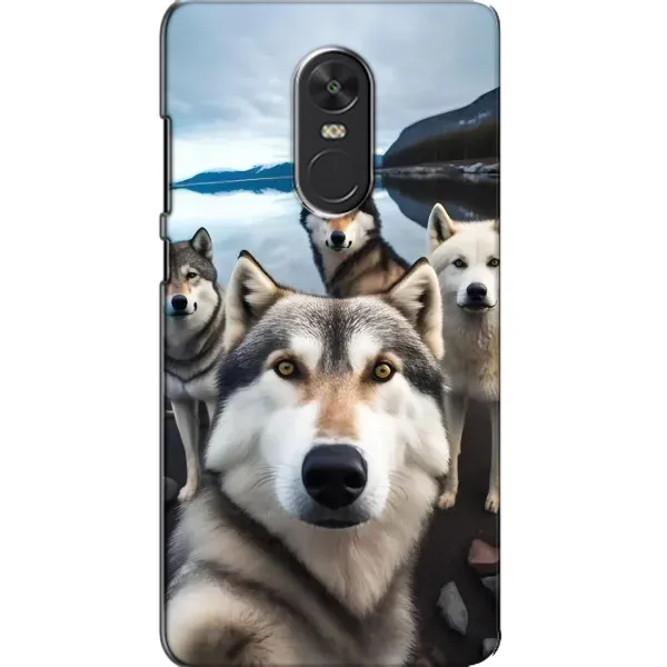 Чехол с принтом «Селфи ХАски» для Xiaomi Redmi Note 4X