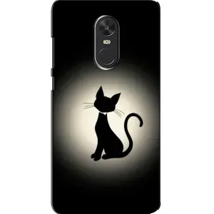 Чохол з принтом для Xiaomi Redmi Note 4X (AlphaPrint) Модні коти (Силует котика)