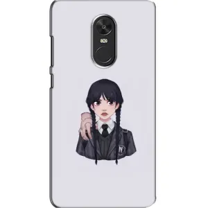 Чехлы Венсдей на Xiaomi Redmi Note 4X Уэнсдей (AlphaPrint) (Уэнздей и Вещь)