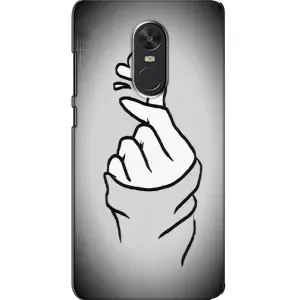Чохол з принтом для Xiaomi Redmi Note 4X (AlphaPrint - Знак сердечка) (Значок Love)