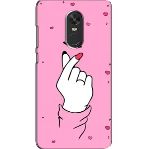 Чохол з принтом для Xiaomi Redmi Note 4X (AlphaPrint - Знак сердечка) (Знак Love)