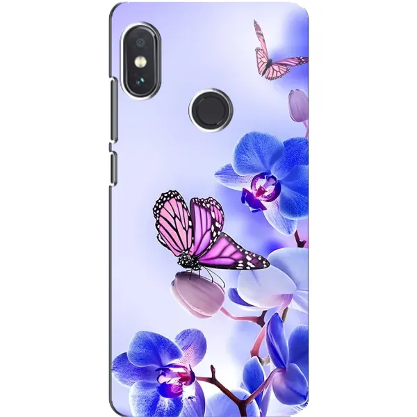 Чехол с принтом «Бабочка на цветочке» для Xiaomi Redmi Note 5 Pro