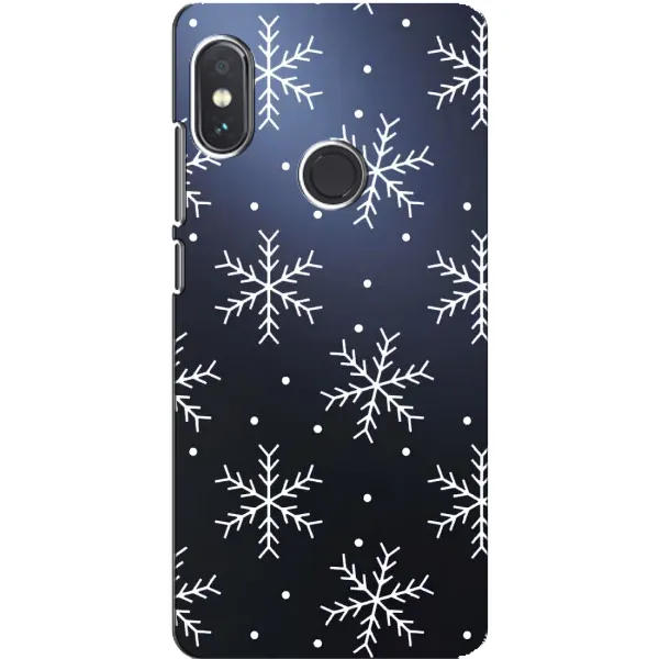 Чохол з принтом «Білі сніжинки» для Xiaomi Redmi Note 5 Pro