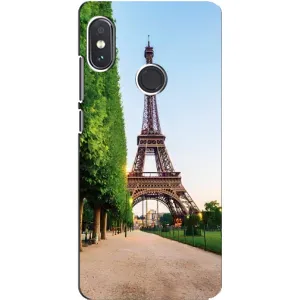 Чохол Ейфелева Вежа Xiaomi Redmi Note 5 Pro - (AlphaPrint) (Дорога до Парижу)