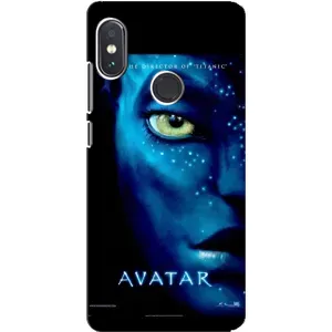 Чехлы с фильма АВАТАР для Xiaomi Redmi Note 5 Pro (AlphaPrint) (глаз Аватара)