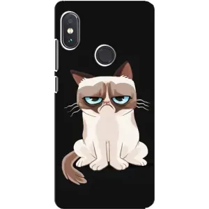 Чохол з принтом для Xiaomi Redmi Note 5 Pro (AlphaPrint) Модні коти (Сумний кіт)