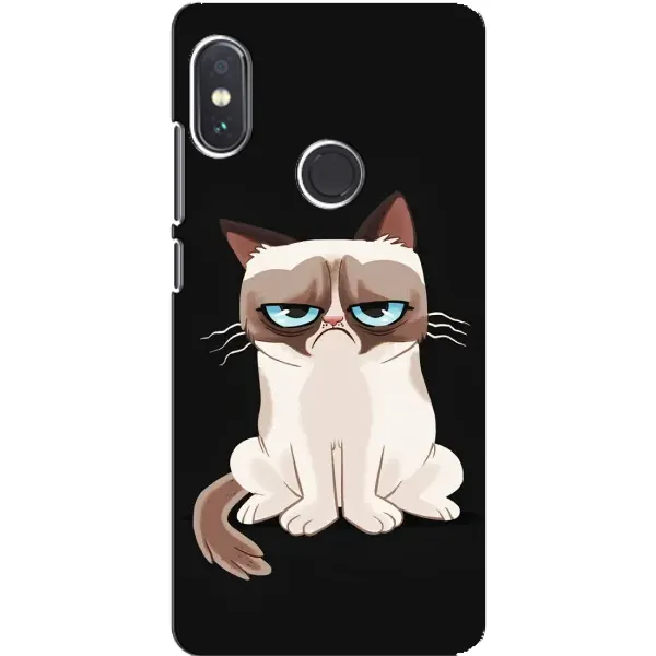Чохол з принтом «Сумний кіт» для Xiaomi Redmi Note 5 Pro