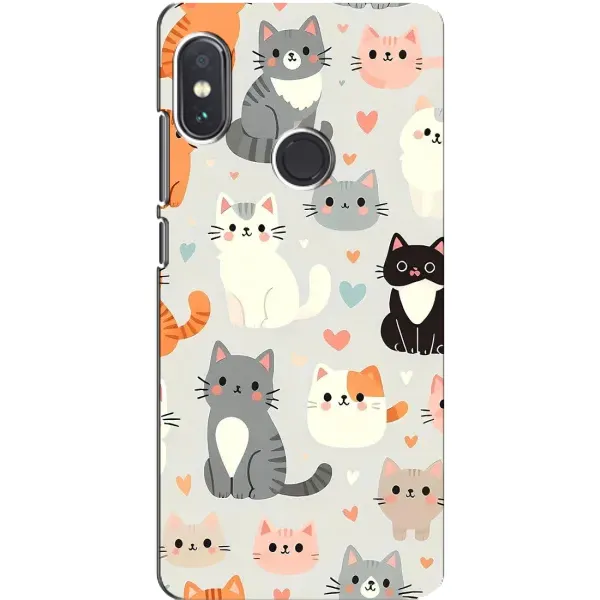 Чохол з принтом «Колаж котів» для Xiaomi Redmi Note 5 Pro Чохол з принтом «Колаж котів» для Xiaomi Redmi Note 5 Pro