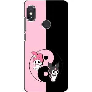 Чехол с кроликом Куроми на Xiaomi Redmi Note 5 Pro (Куроми Инь Янь)