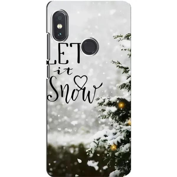 Чохол з принтом «Let it snow» для Xiaomi Redmi Note 5 Pro