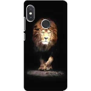 Чехол со Львом для Xiaomi Redmi Note 5 Pro (VPrint) (Лев)