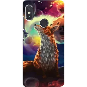 Чохли з картинкою Лисичка для Xiaomi Redmi Note 5 Pro (VPrint) (Лисичка в космосі)