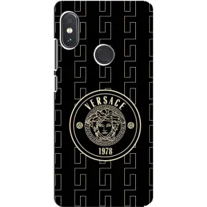 Чехлы VERSACE для Сяоми Редми Ноут 5 Про (PREMIUMPrint) (Лого Версаче)