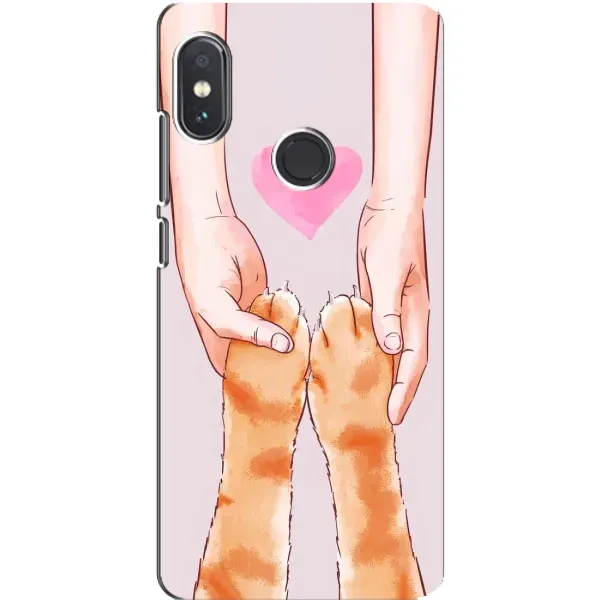 Чохол з принтом «Любовь до котиків» для Xiaomi Redmi Note 5 Pro