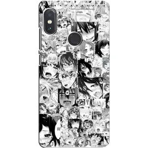 Анимешный чехол для Xiaomi Redmi Note 5 Pro (Ahegao manga)