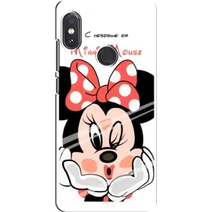 Міккі Маус чохол для Xiaomi Redmi Note 5 Pro (AlphaPrint - Мультяшні) (Маус Мінні)