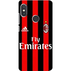 Чохли для Xiaomi Redmi Note 5 Pro (VPrint) - Футбольні клуби (Milan)