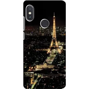 Чохол Ейфелева Вежа Xiaomi Redmi Note 5 Pro - (AlphaPrint) (Нічний Париж)