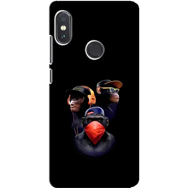 Чохол з принтом «Три мавпи» для Xiaomi Redmi Note 5 Pro