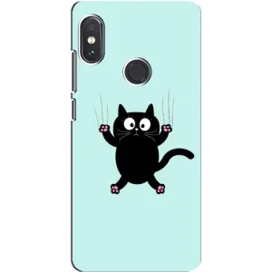 Чохол з принтом для Xiaomi Redmi Note 5 Pro (AlphaPrint) Модні коти (Падаючий кіт)