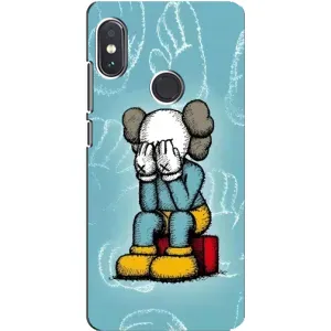 Чехлы для Xiaomi Redmi Note 5 Pro - Bearbrick Louis Vuitton (PREMIUMPrint) (Плач Bearbrick)