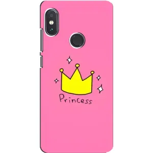 Чехол с картинкой (Стильные) для Сяоми Редми Ноут 5 Про - (AlphaPrint) (Princess)